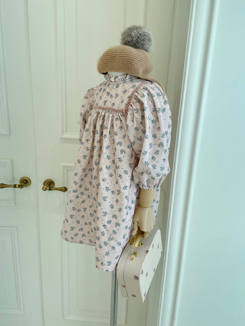 STUDIO M - Korean Children Fashion - #Kfashion4kids - Anna Velbet Line One-piece - 7