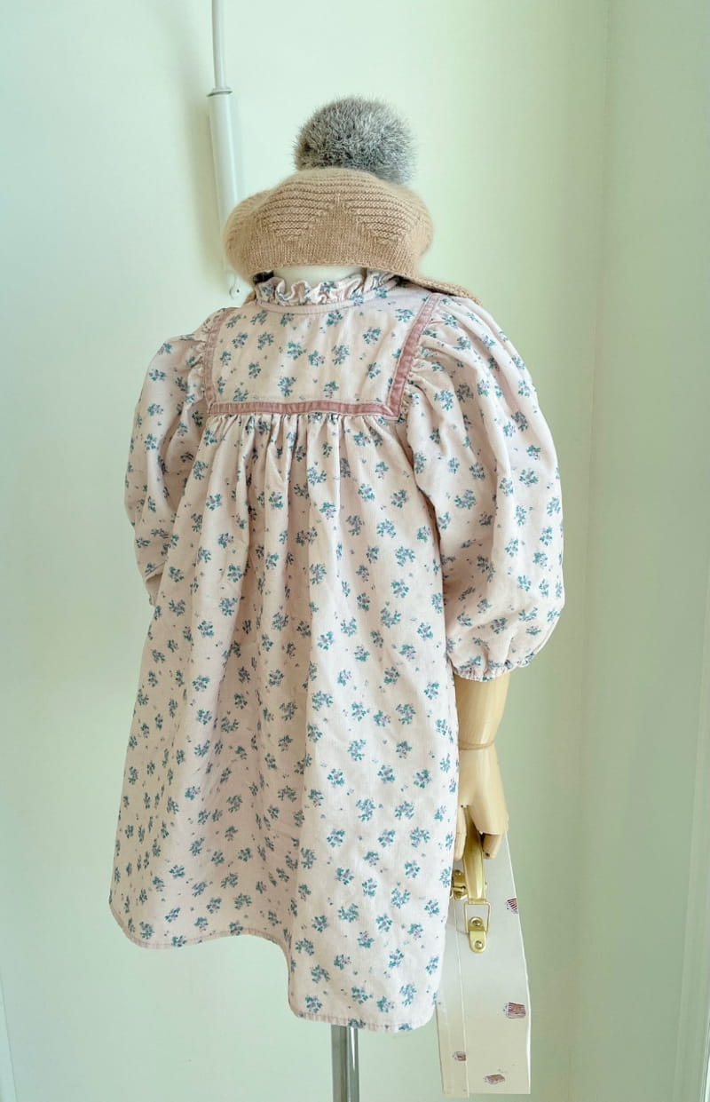STUDIO M - Korean Children Fashion - #Kfashion4kids - Anna Velbet Line One-piece - 8