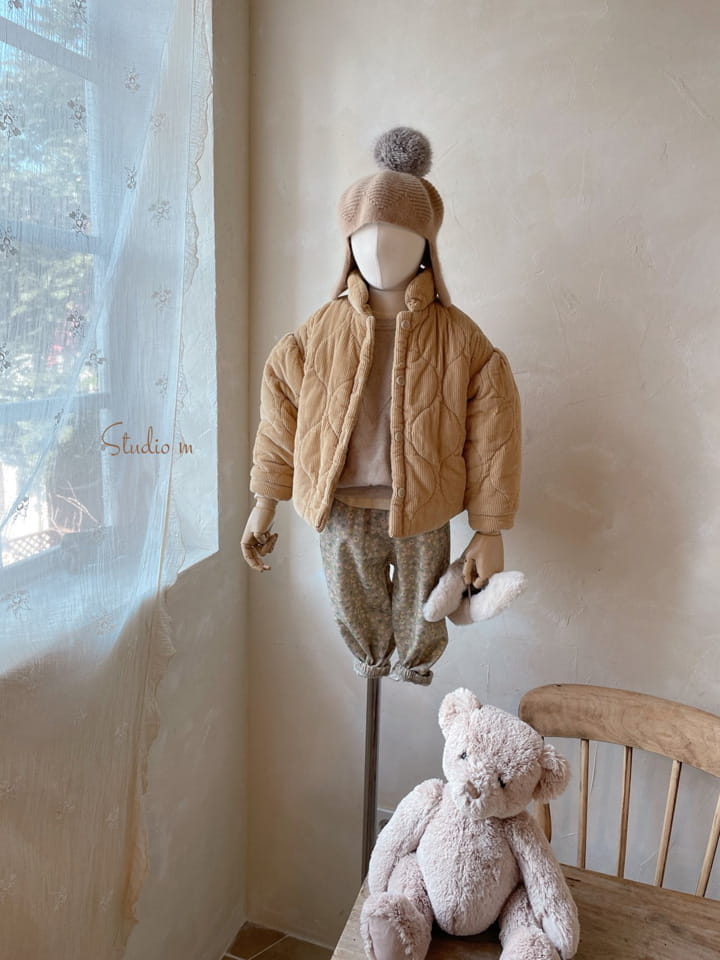 STUDIO M - Korean Children Fashion - #Kfashion4kids - Melang Quilting Jacket