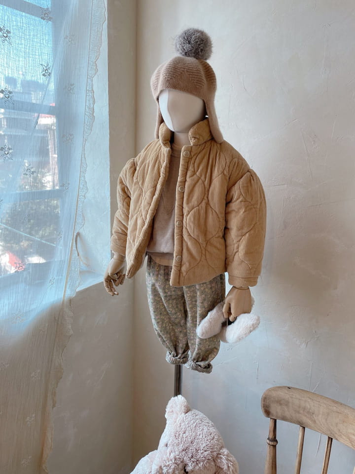 STUDIO M - Korean Children Fashion - #Kfashion4kids - Melang Quilting Jacket - 2