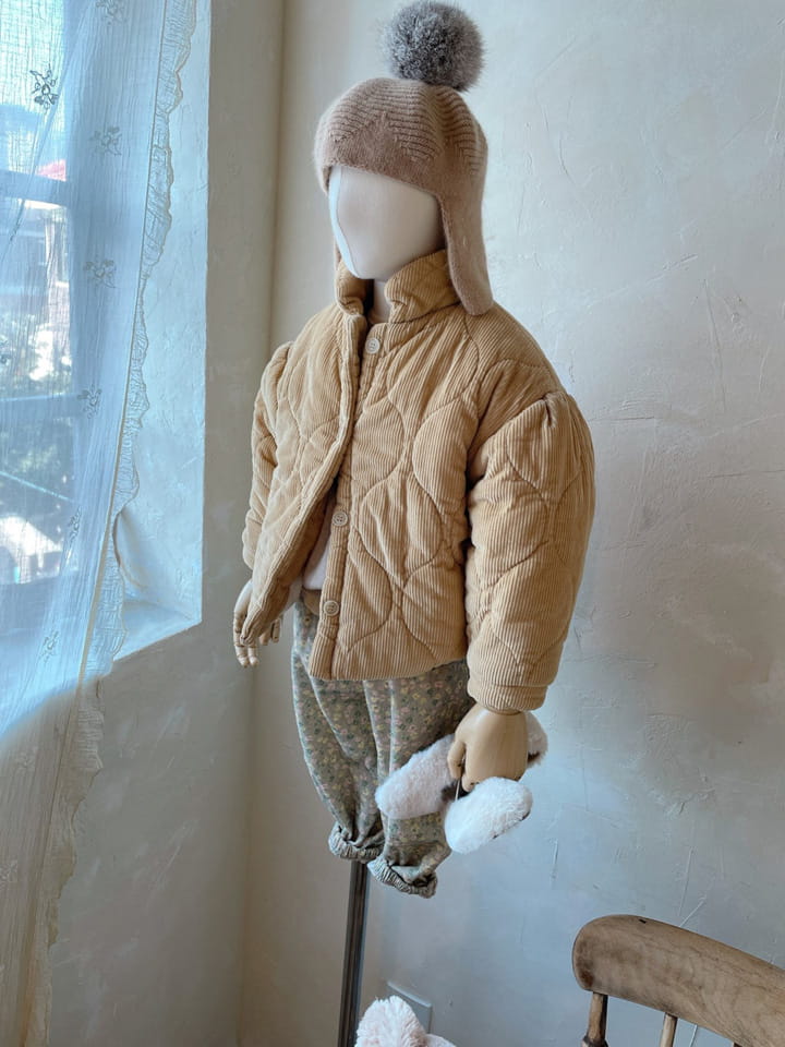 STUDIO M - Korean Children Fashion - #Kfashion4kids - Melang Quilting Jacket - 5