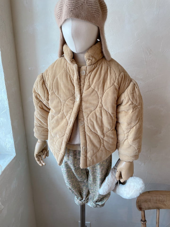 STUDIO M - Korean Children Fashion - #Kfashion4kids - Melang Quilting Jacket - 6