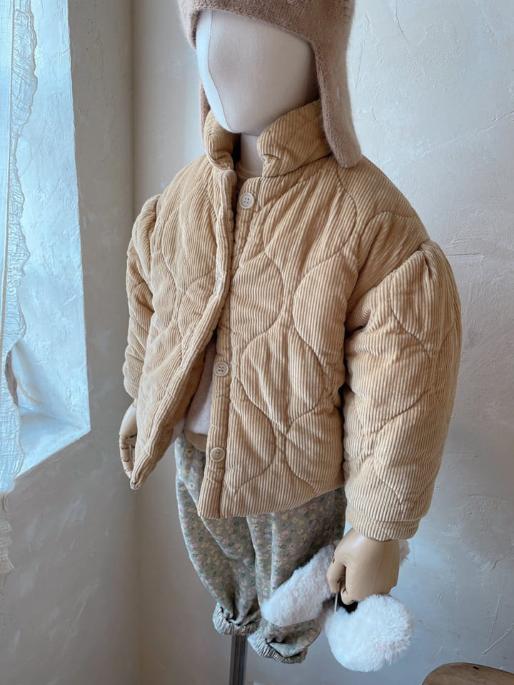 STUDIO M - Korean Children Fashion - #Kfashion4kids - Melang Quilting Jacket - 7