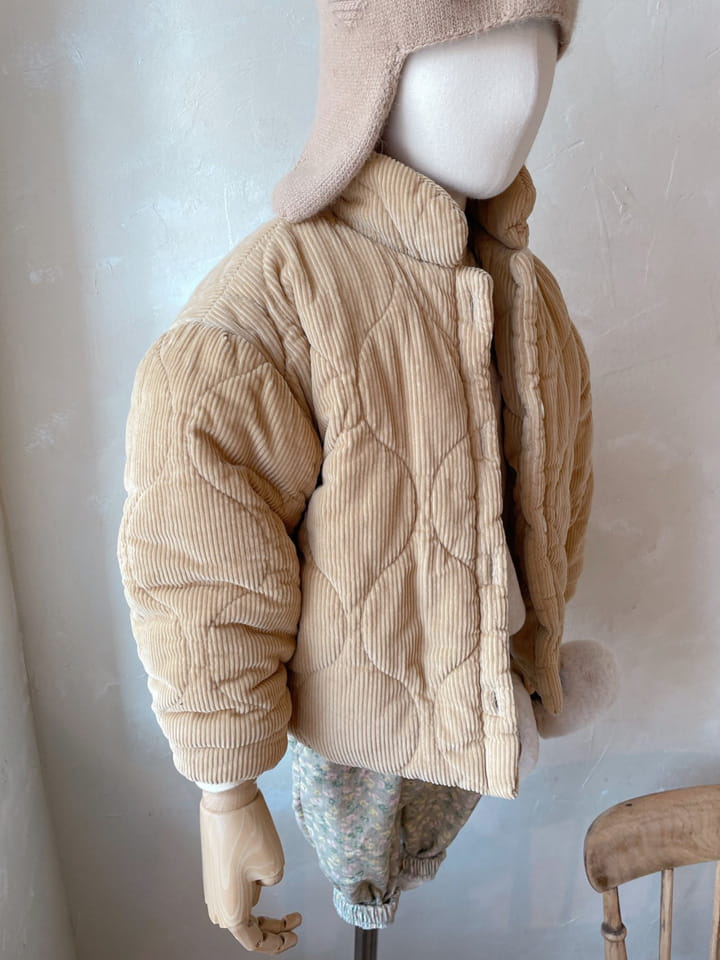 STUDIO M - Korean Children Fashion - #Kfashion4kids - Melang Quilting Jacket - 8