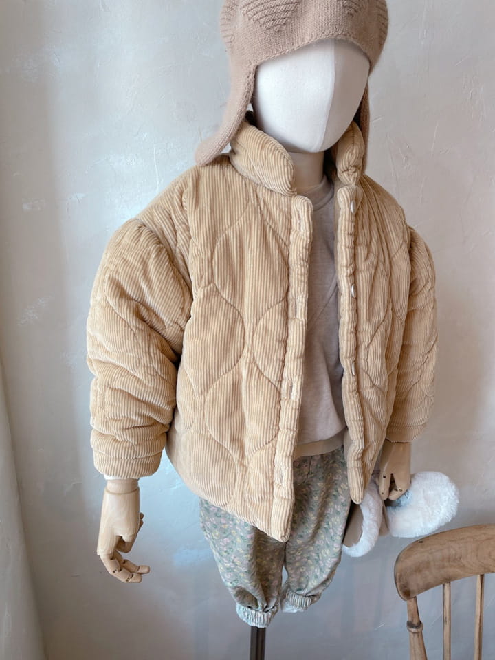 STUDIO M - Korean Children Fashion - #Kfashion4kids - Melang Quilting Jacket - 9
