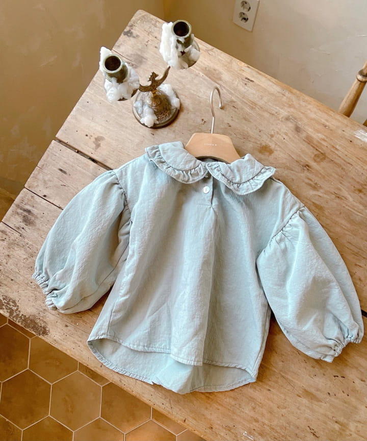 STUDIO M - Korean Children Fashion - #Kfashion4kids - Flat Frill Blouse - 10