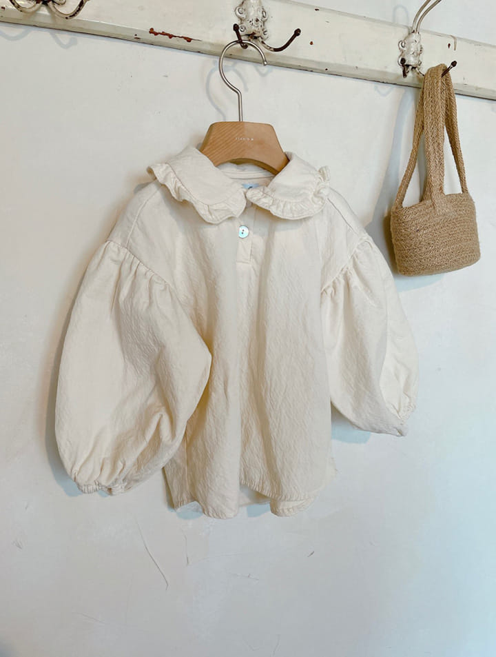 STUDIO M - Korean Children Fashion - #Kfashion4kids - Flat Frill Blouse - 2
