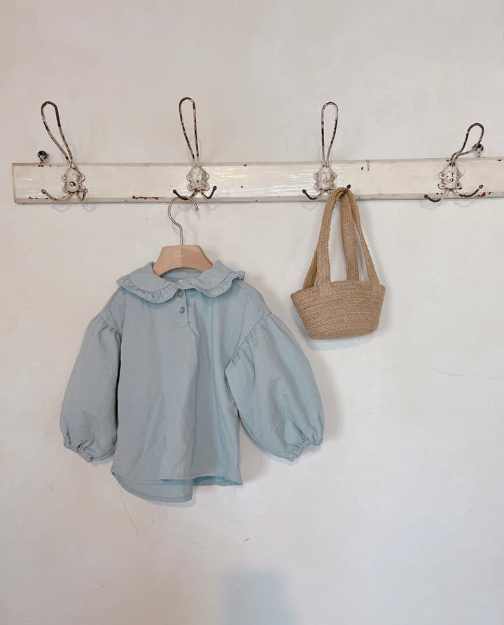 STUDIO M - Korean Children Fashion - #Kfashion4kids - Flat Frill Blouse - 8