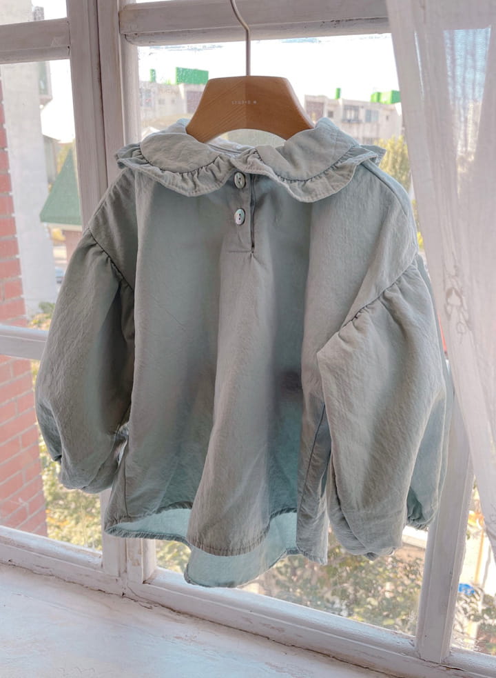 STUDIO M - Korean Children Fashion - #Kfashion4kids - Flat Frill Blouse - 9