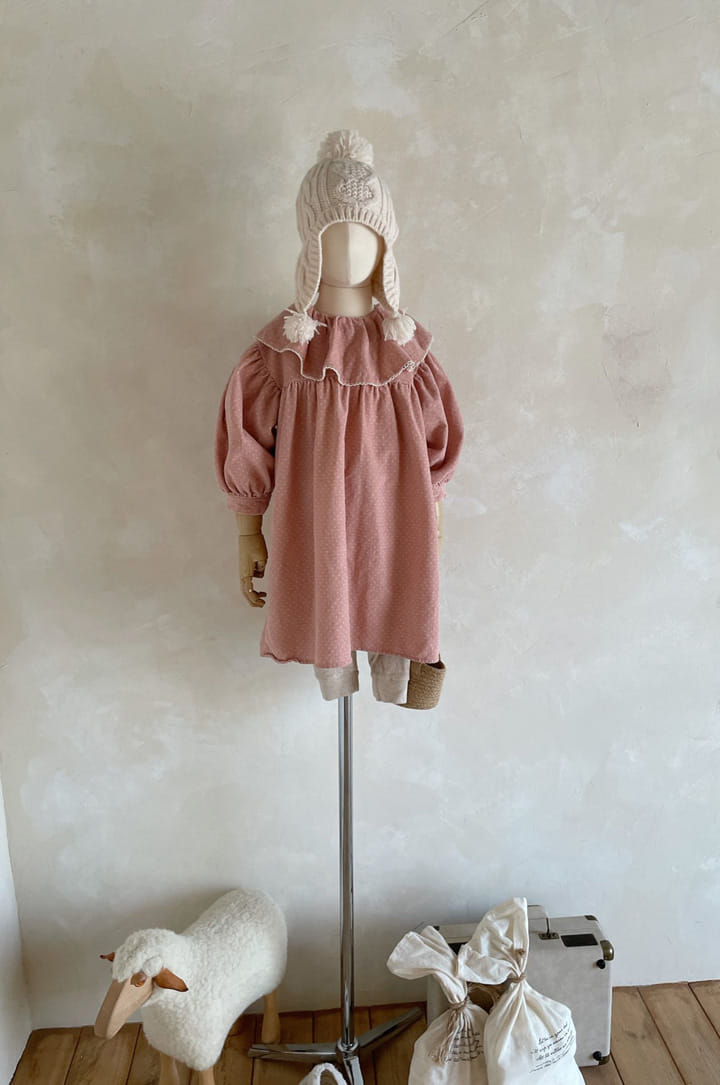 STUDIO M - Korean Children Fashion - #Kfashion4kids - Small Dot Cuty One-piece