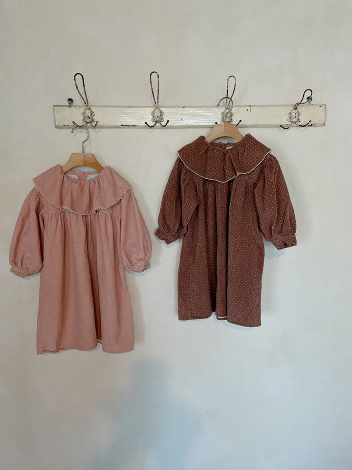 STUDIO M - Korean Children Fashion - #Kfashion4kids - Small Dot Cuty One-piece - 12