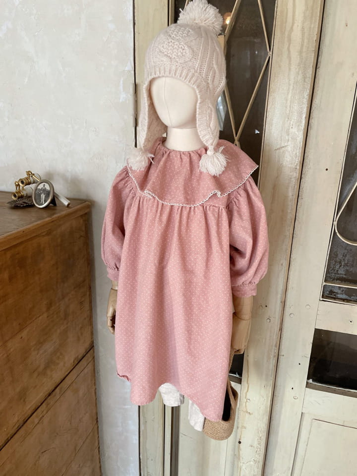 STUDIO M - Korean Children Fashion - #Kfashion4kids - Small Dot Cuty One-piece - 4