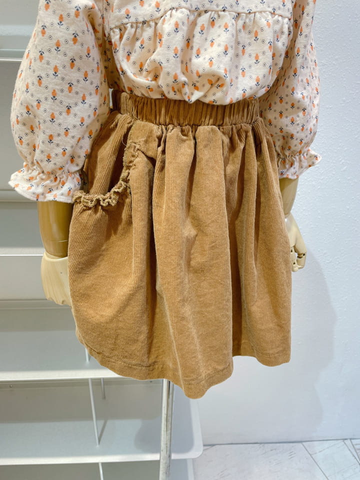 STUDIO M - Korean Children Fashion - #Kfashion4kids - Pocket Shirring Skirt - 11