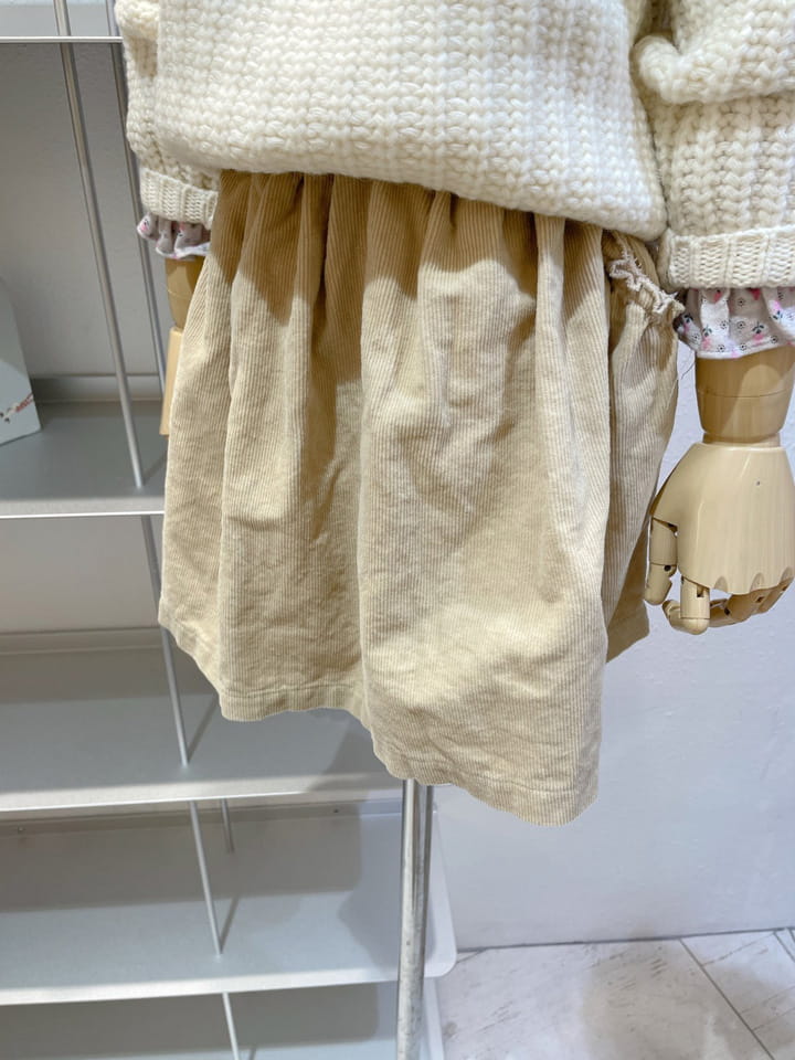 STUDIO M - Korean Children Fashion - #Kfashion4kids - Pocket Shirring Skirt - 2