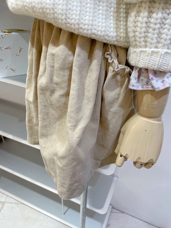 STUDIO M - Korean Children Fashion - #Kfashion4kids - Pocket Shirring Skirt - 4