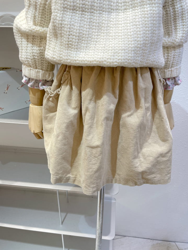 STUDIO M - Korean Children Fashion - #Kfashion4kids - Pocket Shirring Skirt - 5