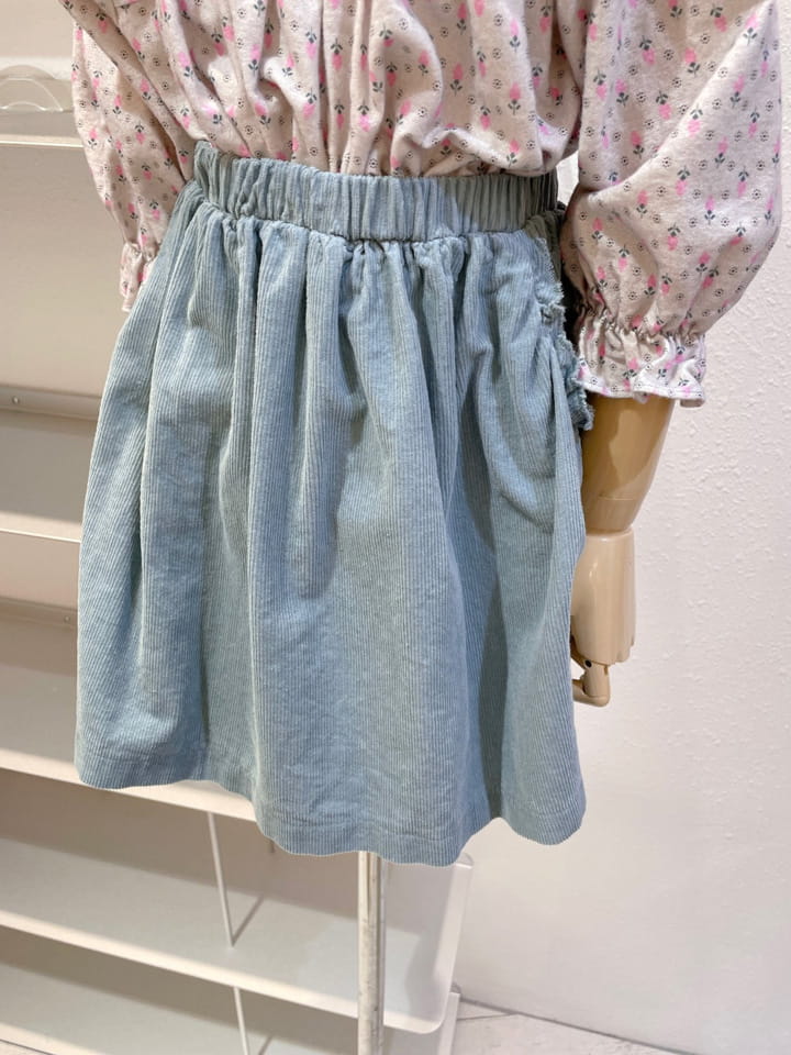 STUDIO M - Korean Children Fashion - #Kfashion4kids - Pocket Shirring Skirt - 6