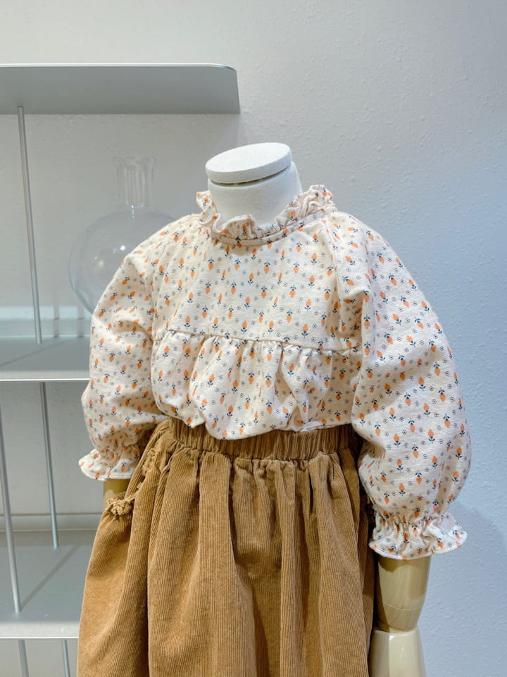 STUDIO M - Korean Children Fashion - #Kfashion4kids - Flower Fleece Blouse - 11