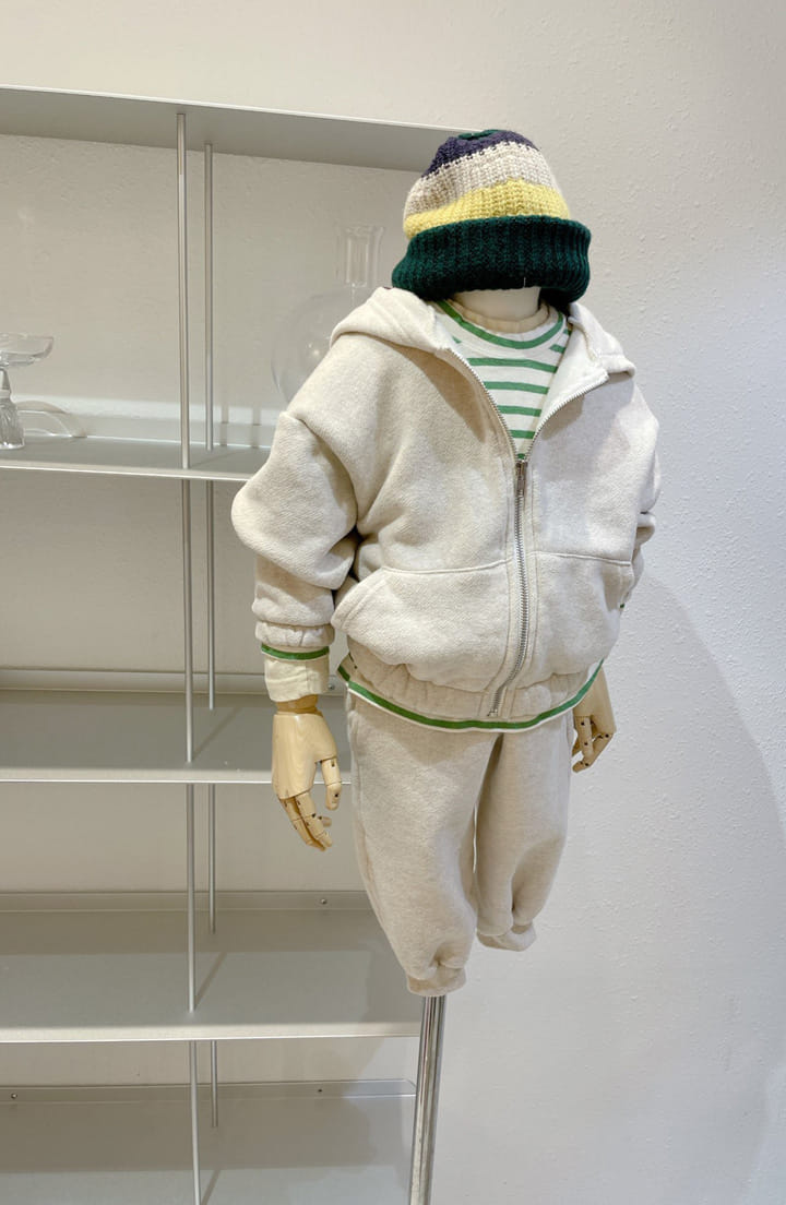 STUDIO M - Korean Children Fashion - #Kfashion4kids - Pure Fleece Zip-up - 12