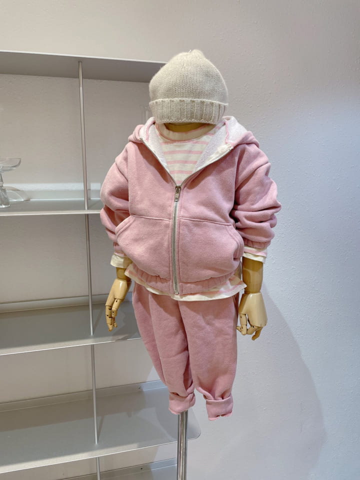 STUDIO M - Korean Children Fashion - #Kfashion4kids - Pure Fleece Zip-up - 2