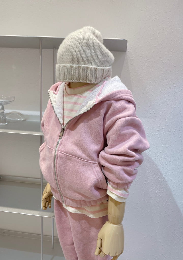 STUDIO M - Korean Children Fashion - #Kfashion4kids - Pure Fleece Zip-up - 3