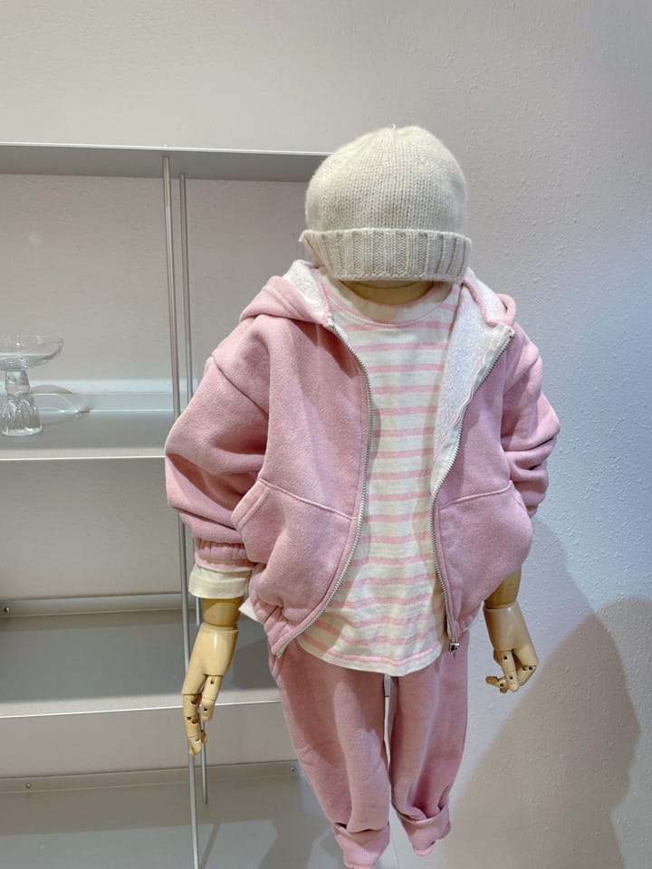 STUDIO M - Korean Children Fashion - #Kfashion4kids - Pure Fleece Zip-up - 5