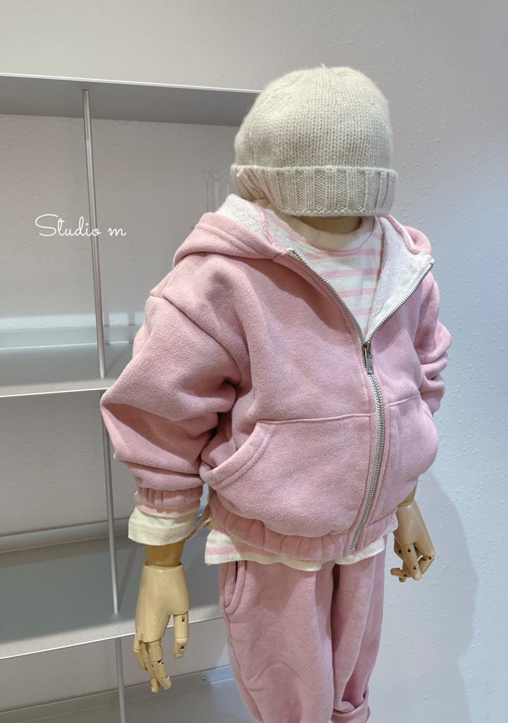 STUDIO M - Korean Children Fashion - #Kfashion4kids - Pure Fleece Zip-up - 6