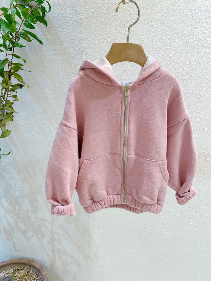STUDIO M - Korean Children Fashion - #Kfashion4kids - Pure Fleece Zip-up - 7
