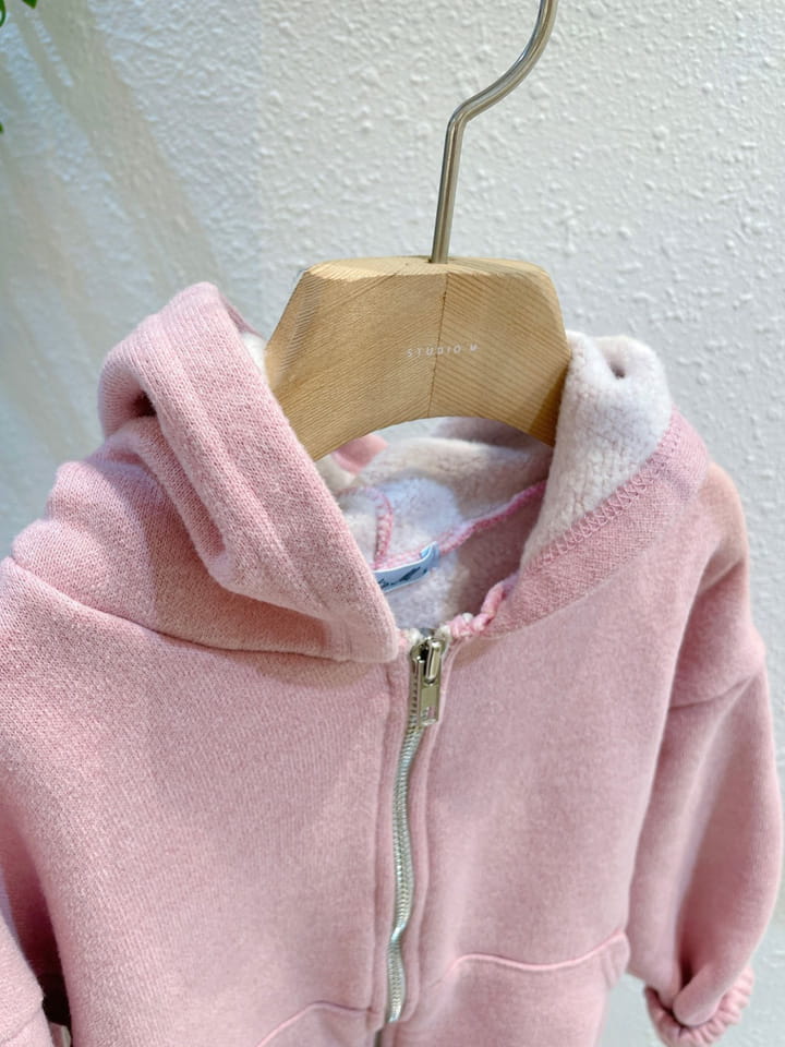 STUDIO M - Korean Children Fashion - #Kfashion4kids - Pure Fleece Zip-up - 8