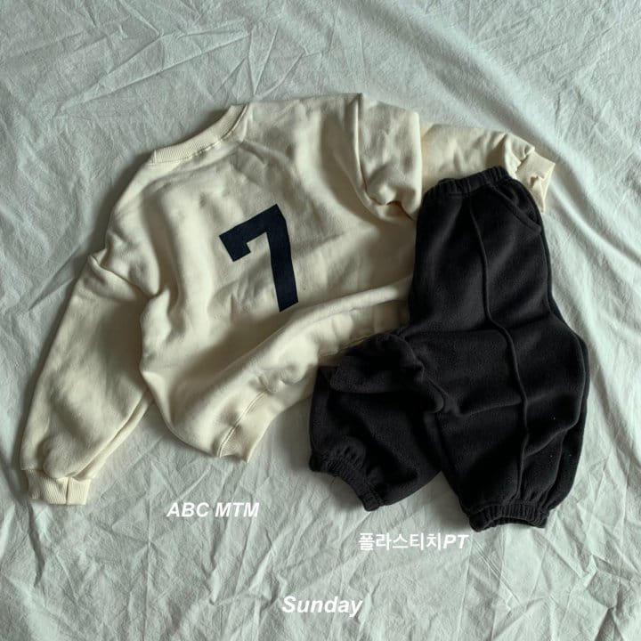 SUNDAY CLOSET - Korean Children Fashion - #Kfashion4kids - ABC Sweatshirt