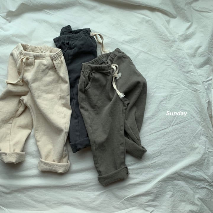 SUNDAY CLOSET - Korean Children Fashion - #Kfashion4kids - Daily Span Fleece Pants - 2