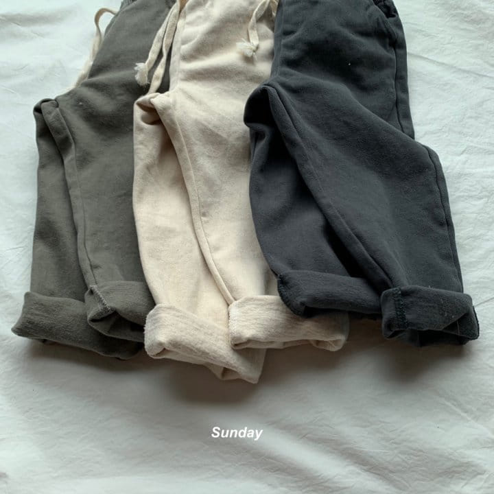 SUNDAY CLOSET - Korean Children Fashion - #Kfashion4kids - Daily Span Fleece Pants - 3