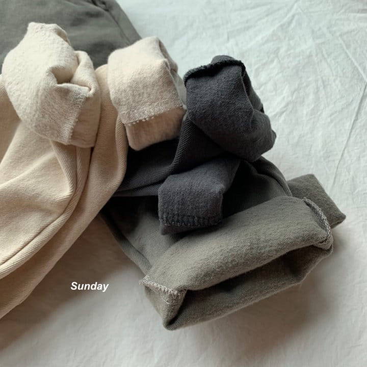 SUNDAY CLOSET - Korean Children Fashion - #Kfashion4kids - Daily Span Fleece Pants - 4
