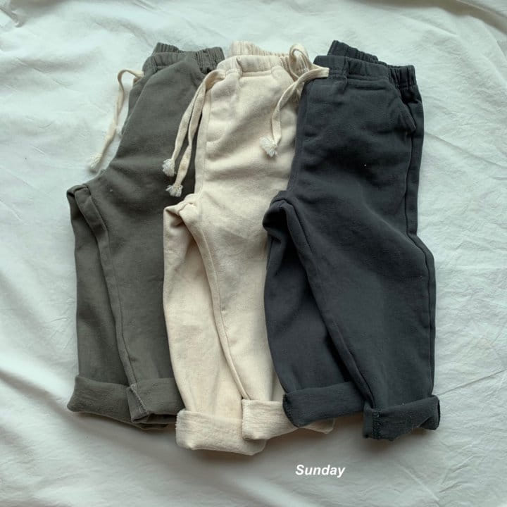 SUNDAY CLOSET - Korean Children Fashion - #Kfashion4kids - Daily Span Fleece Pants - 6