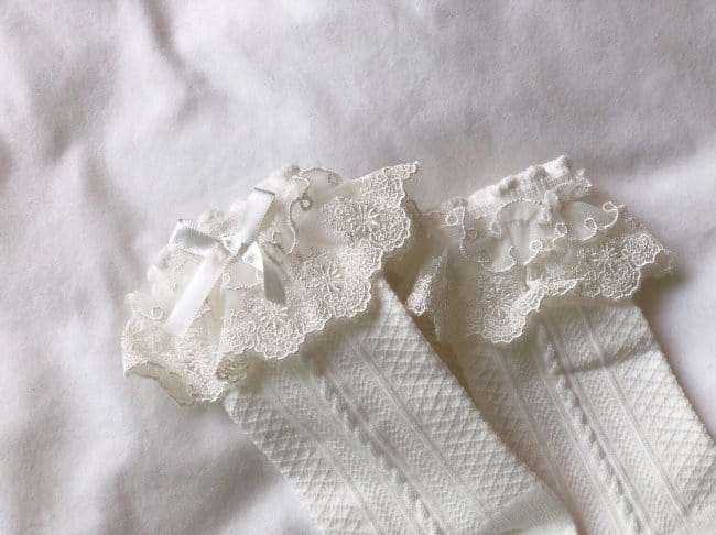 TEAMAND - Korean Children Fashion - #Kfashion4kids - Lace Knee Socks - 2