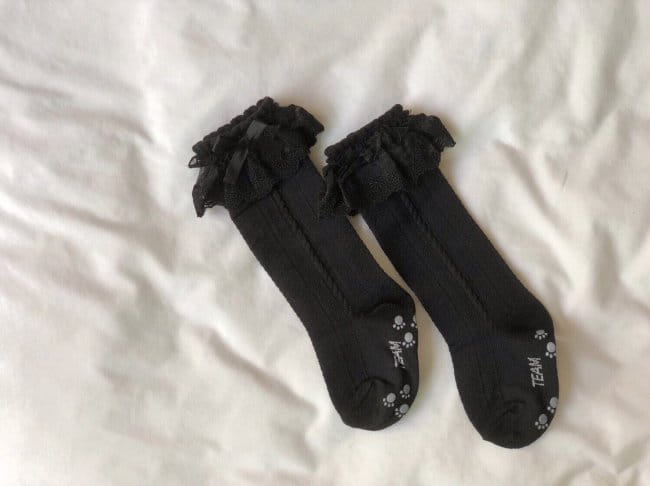 TEAMAND - Korean Children Fashion - #Kfashion4kids - Lace Knee Socks - 4