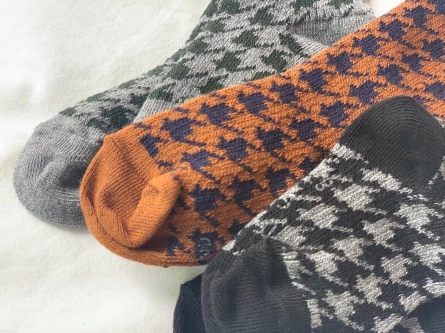TEAMAND - Korean Children Fashion - #Kfashion4kids - Hound Tooth Check Socks [set of 3] - 6