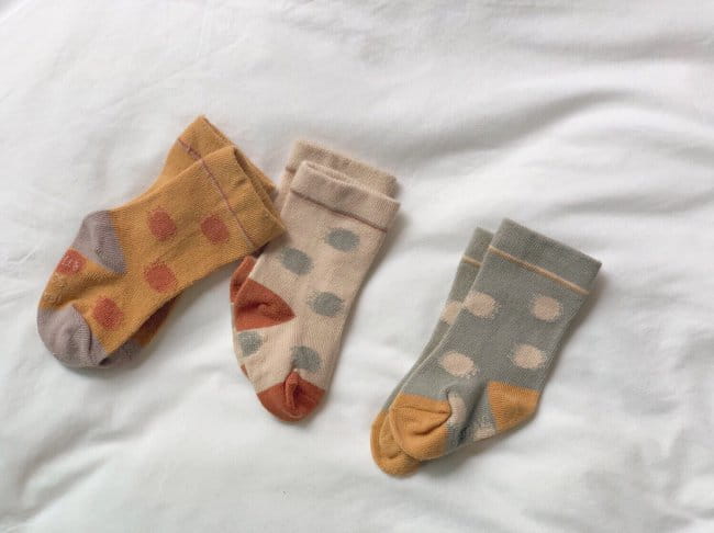 TEAMAND - Korean Children Fashion - #Kfashion4kids - Bread Socks [set of 3] - 2