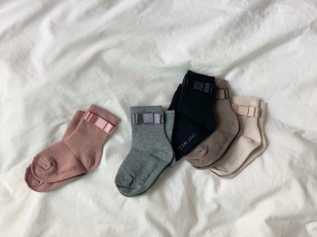 TEAMAND - Korean Children Fashion - #Kfashion4kids - Ribbon Rib Socks - 8