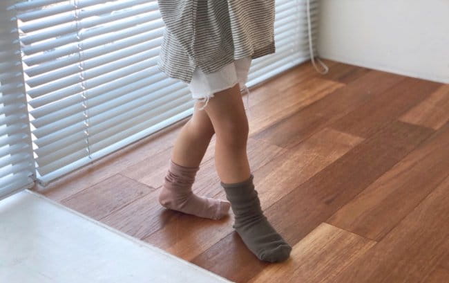 TEAMAND - Korean Children Fashion - #Kfashion4kids - Dark Simple Dol Dol Socks [set of 5] - 3