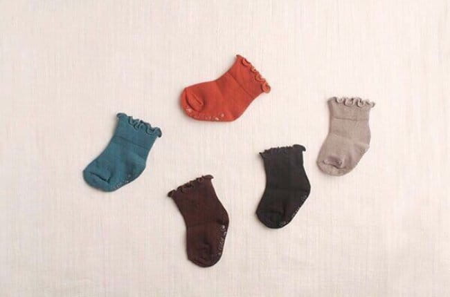 TEAMAND - Korean Children Fashion - #Kfashion4kids - Dark Socks [set of 5] - 6