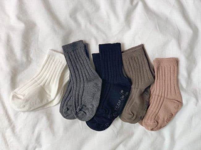 TEAMAND - Korean Children Fashion - #Kfashion4kids - Mont Blanc Socks [set of 5] - 5