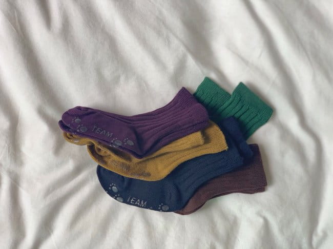 TEAMAND - Korean Children Fashion - #Kfashion4kids - Brownie Socks [set of 5] - 5