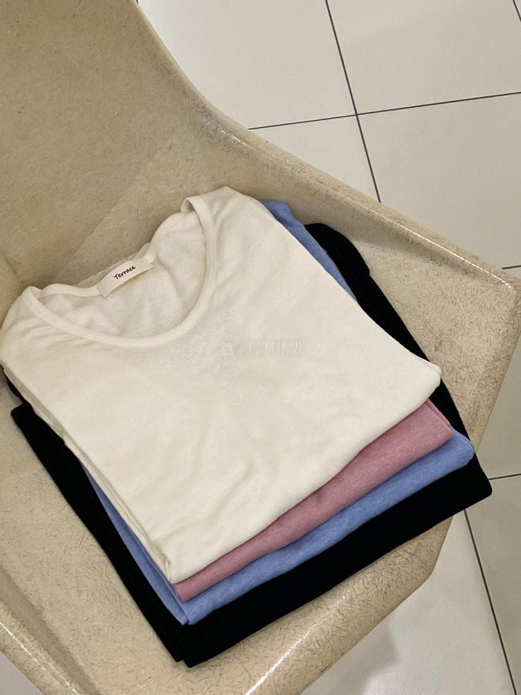 TERRACE - Korean Children Fashion - #Kfashion4kids - U Neck Long Sleeves Tee - 4