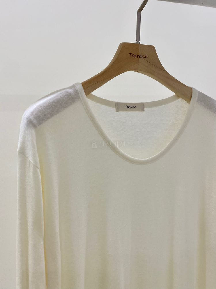 TERRACE - Korean Children Fashion - #Kfashion4kids - U Neck Long Sleeves Tee - 5