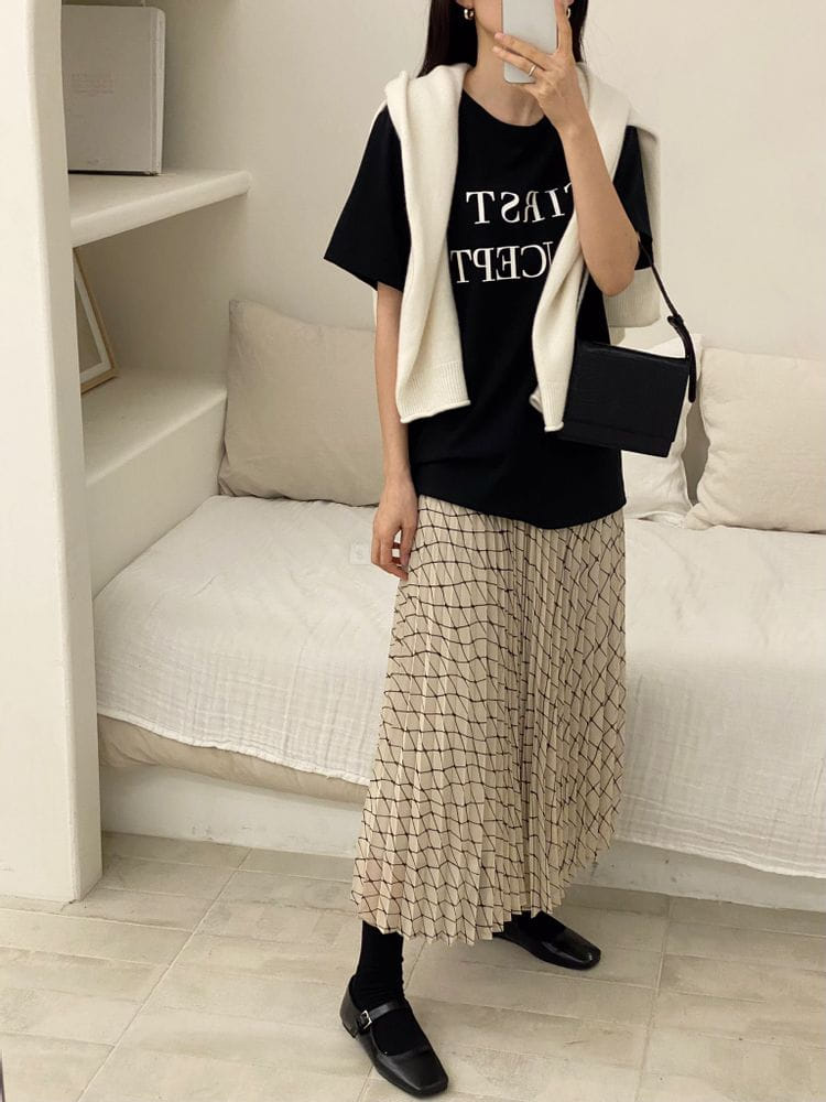 TERRACE - Korean Children Fashion - #Kfashion4kids - Wrinkle Skirt