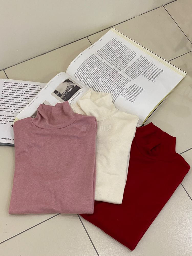 TERRACE - Korean Children Fashion - #Kfashion4kids - Wool Turtleneck Tee