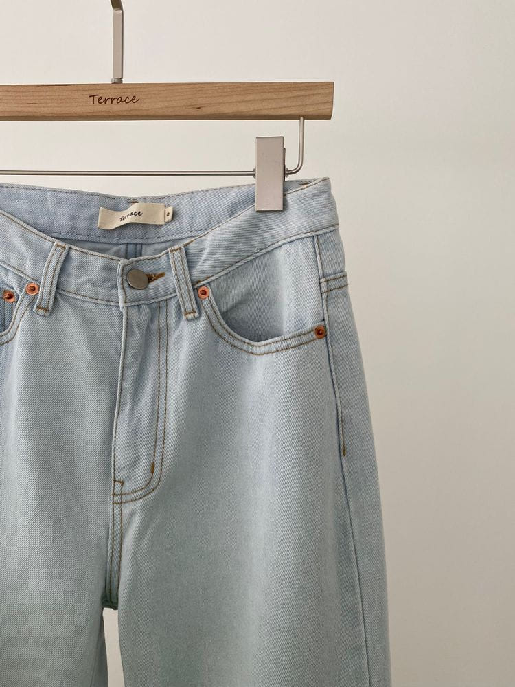 TERRACE - Korean Children Fashion - #Kfashion4kids - Straight Jeans - 6