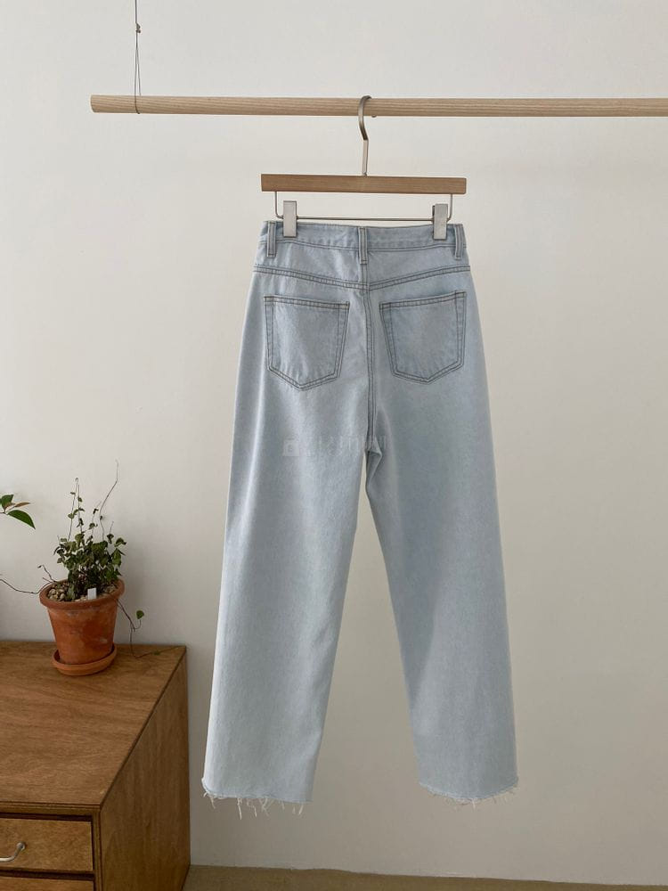 TERRACE - Korean Children Fashion - #Kfashion4kids - Straight Jeans - 7