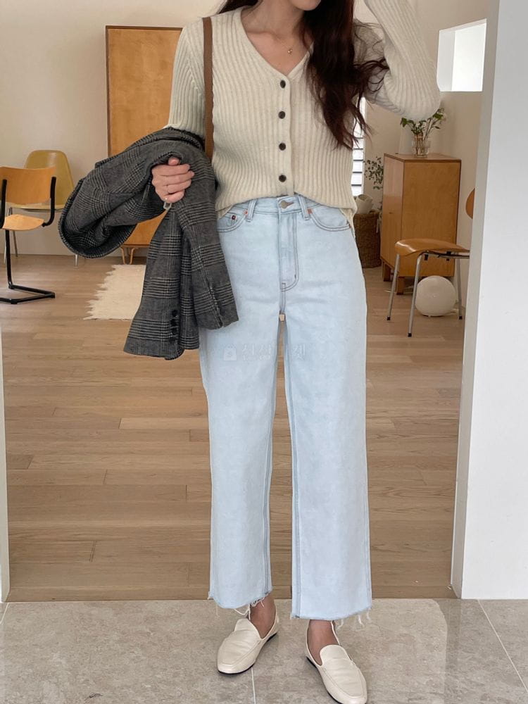 TERRACE - Korean Children Fashion - #Kfashion4kids - Straight Jeans - 9